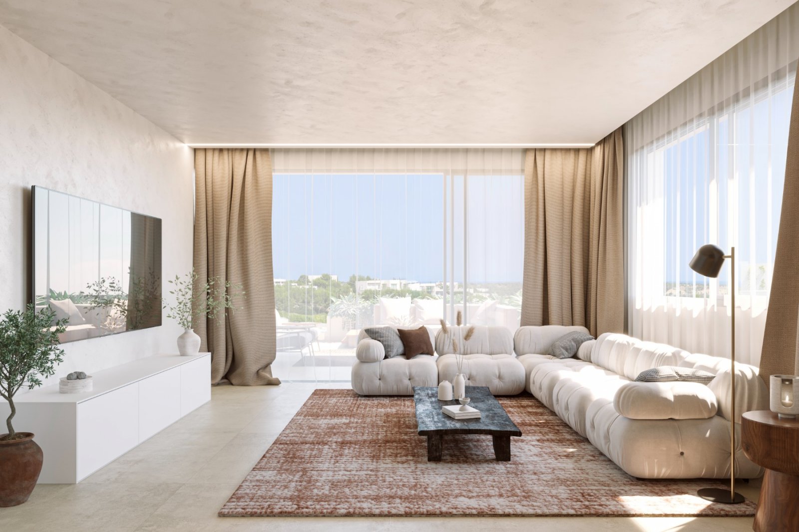 Neue Wohnung mit zwei Schlafzimmern am Golf Las Colinas, San Miguel de Salinas, Spanien