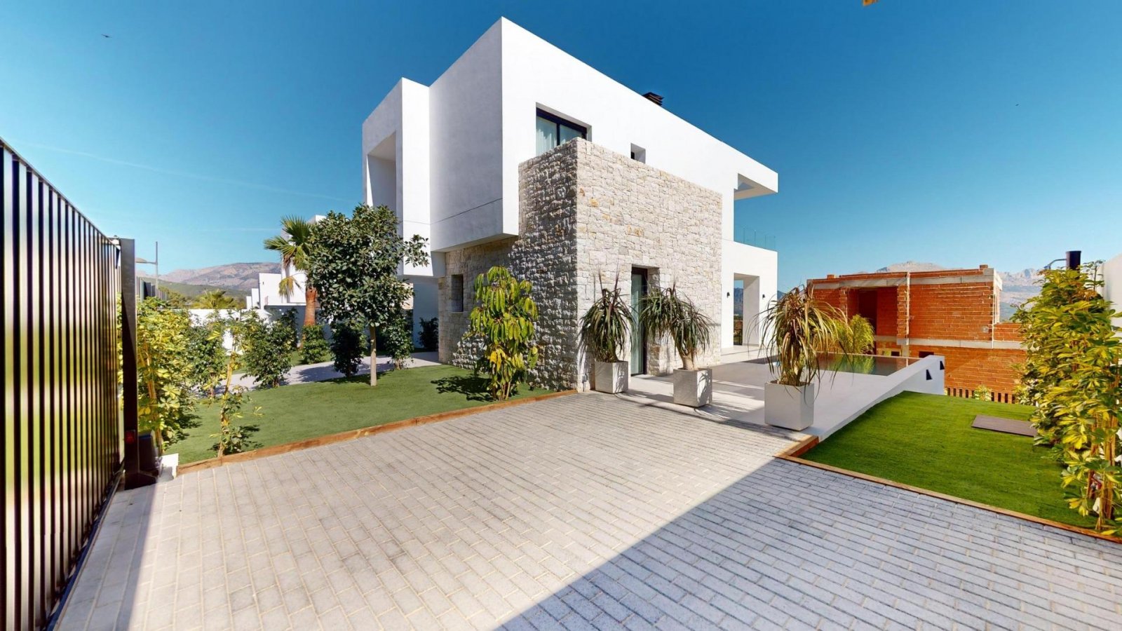Neue Luxusvilla mit Pool und Meerblick auf 434 m² Grundstück, Polop, Spanien