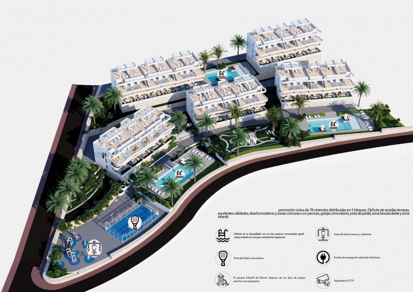 Neues Penthouse mit 83 m² Terrasse und Solarium am Golf Puig Campana, Finestrat, Spanien