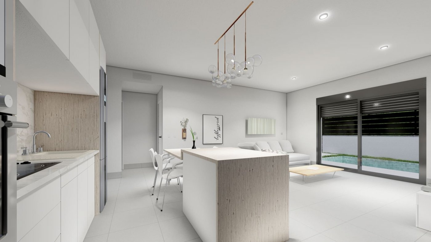 Neue Doppelhaushälfte mit 3 Bädern, Pool und Sommerküche, Roldán, Torre Pacheco, Spanien