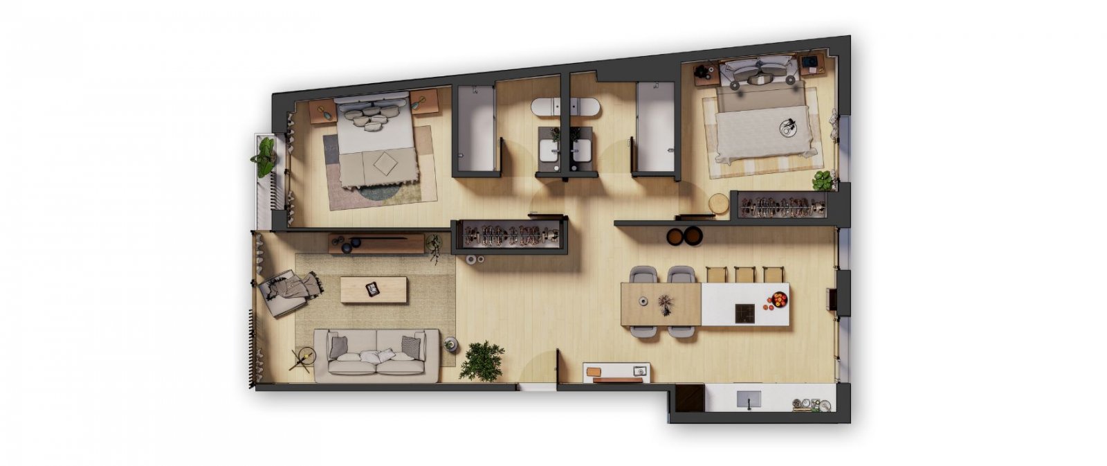 Exklusive Apartments im Stadtzentrum von Palma de Mallorca, Spanien