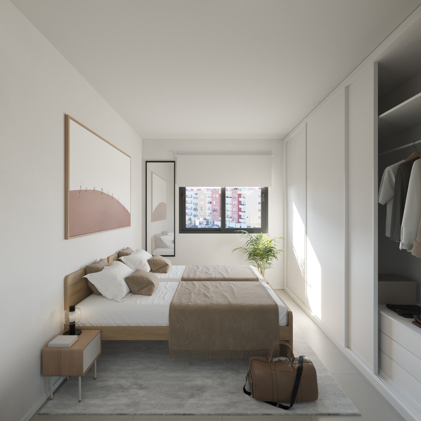 Neues 3-Zimmer-Apartment, 1 km vom Strand entfernt, Fuengirola, Spanien
