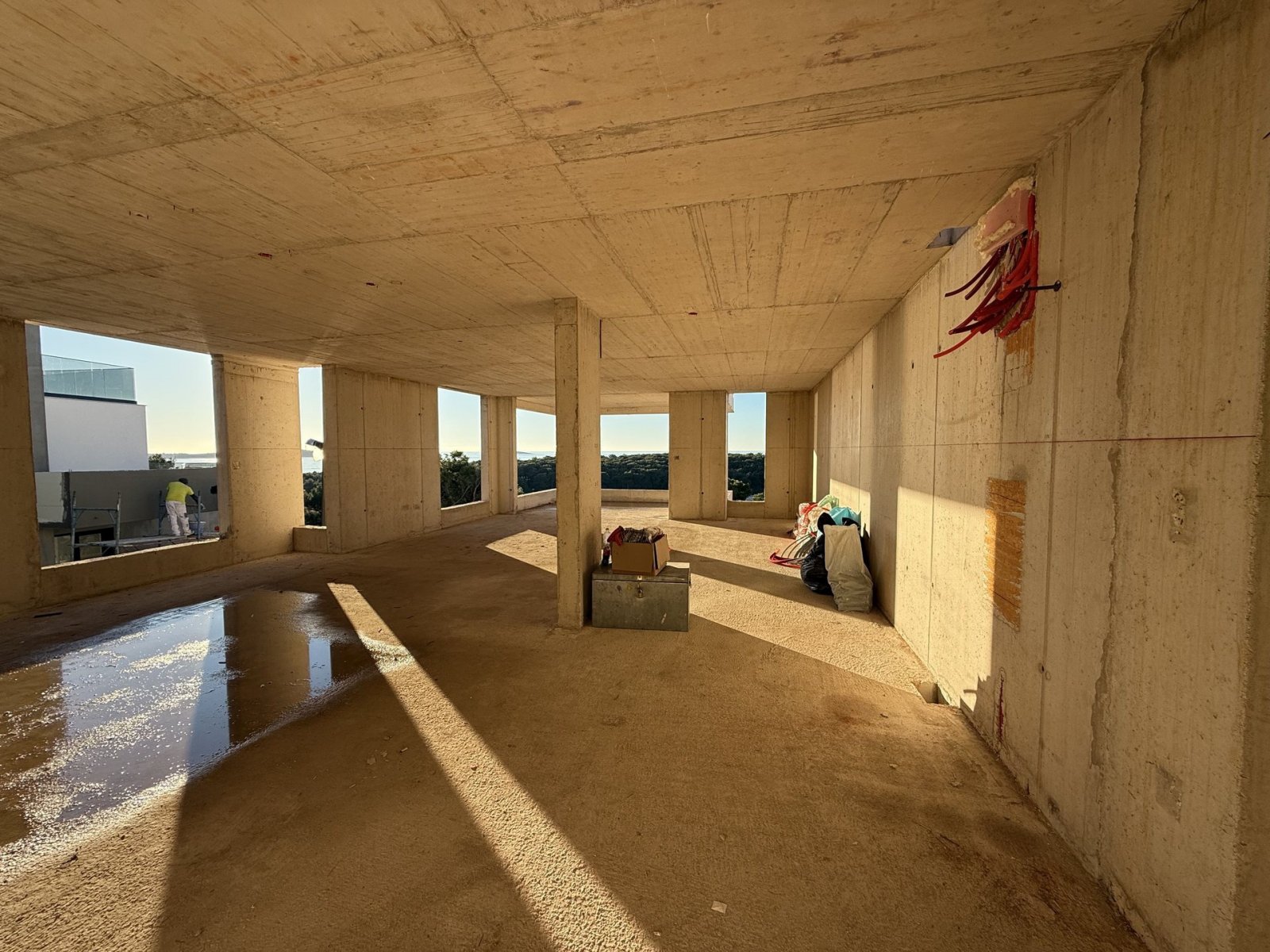 Penthouse mit 2 Schlafzimmern, 50 m vom Strand entfernt mit Meerblick, Primošten, Kroatien