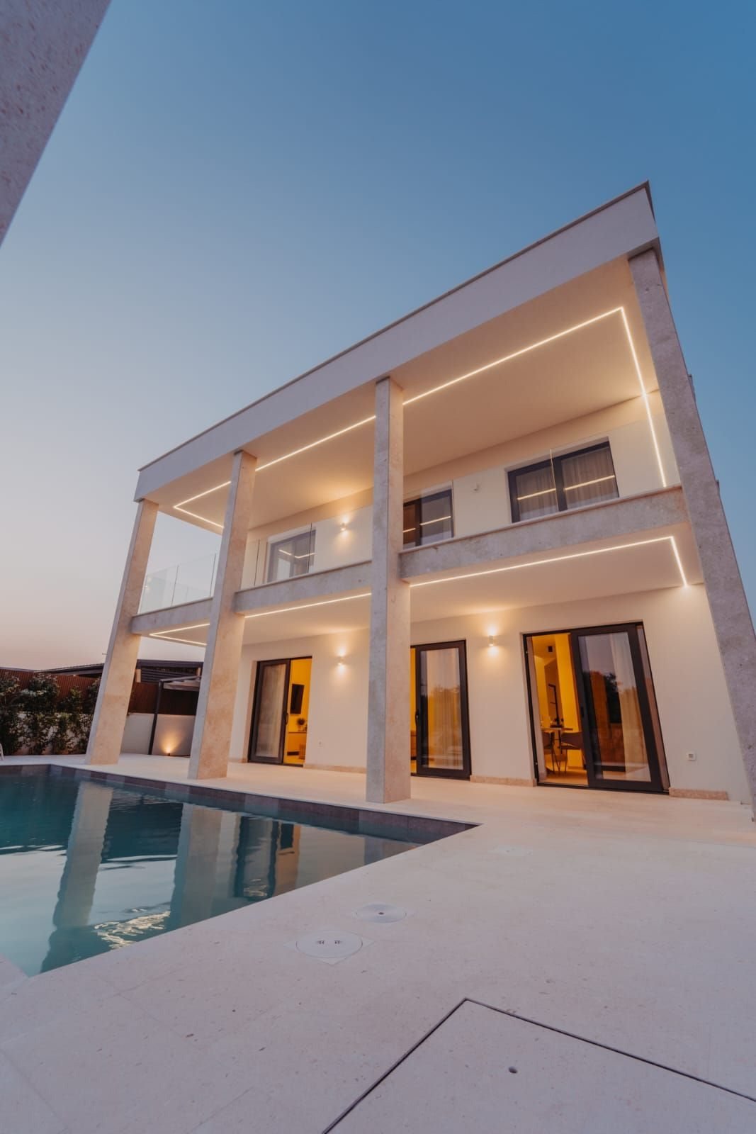 Möblierte Villa mit Pool und Meerblick, 300 m vom Strand entfernt, Sveti Filip i Jakov, Kroatien