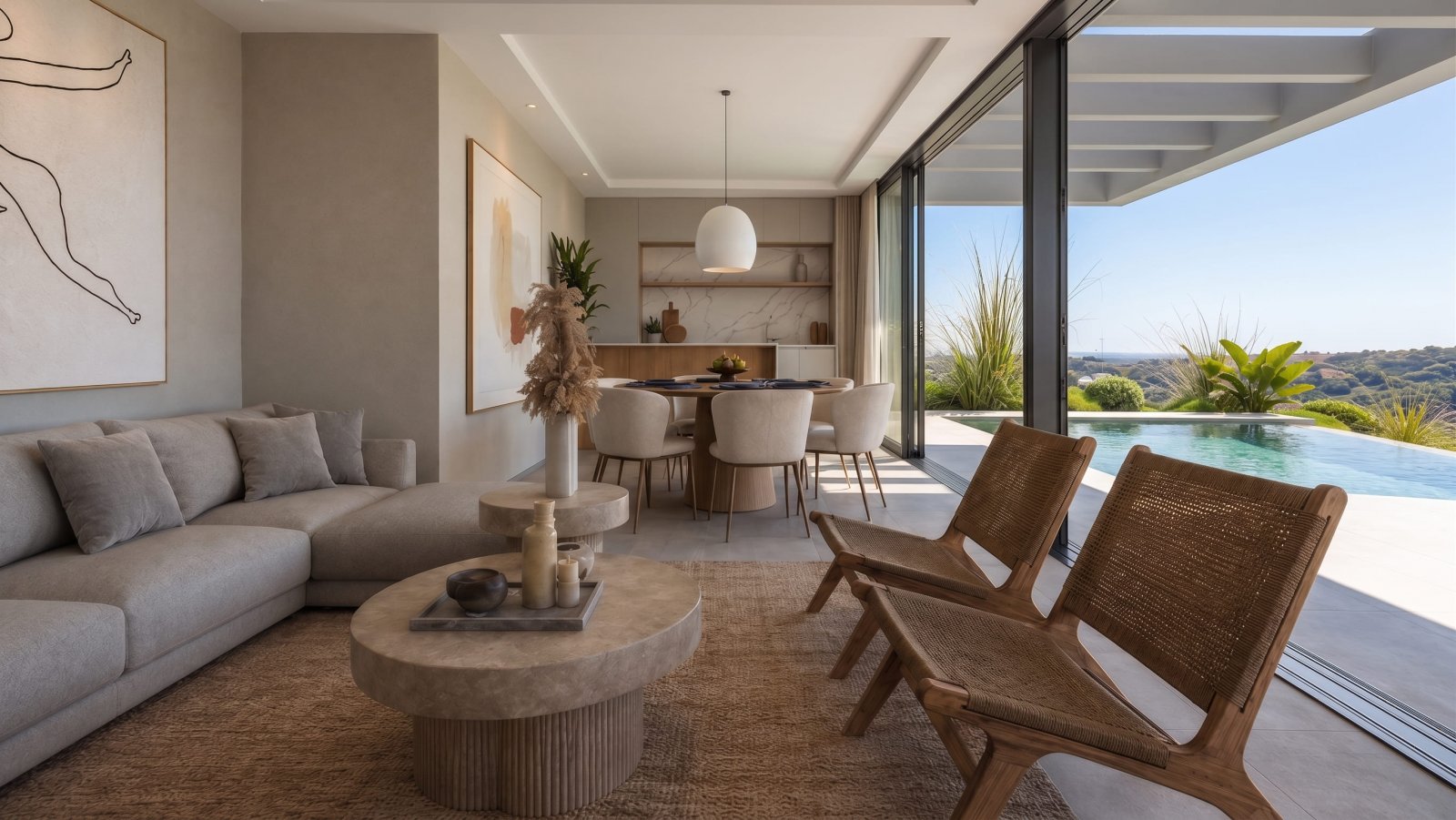 Luxusvillen mit Meerblick, Estepona