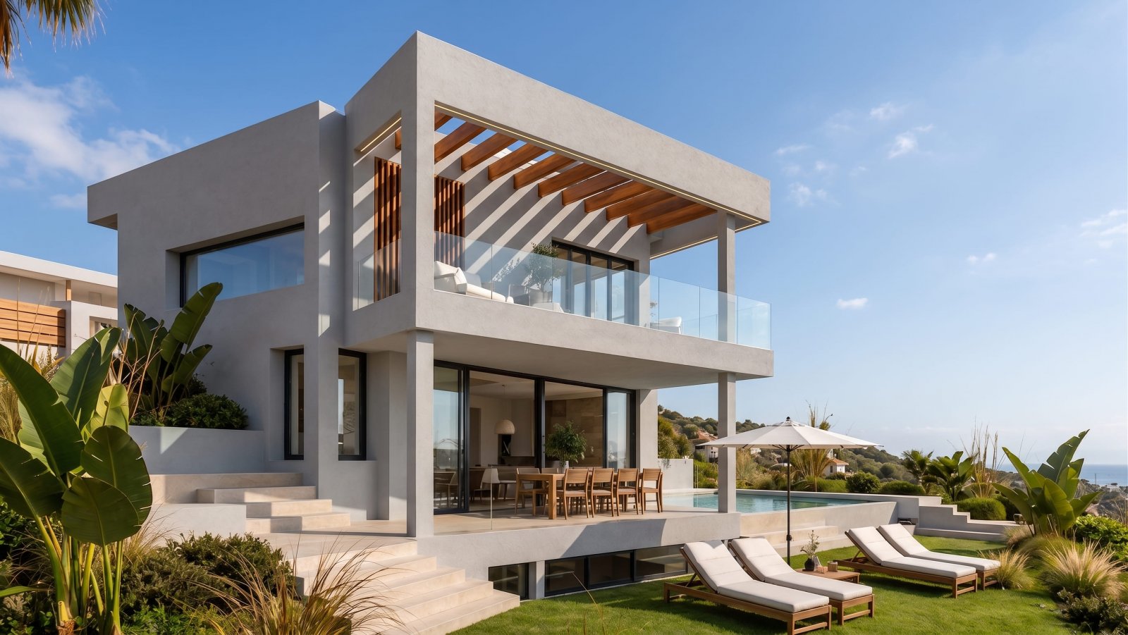 Luxusvillen mit Meerblick, Estepona