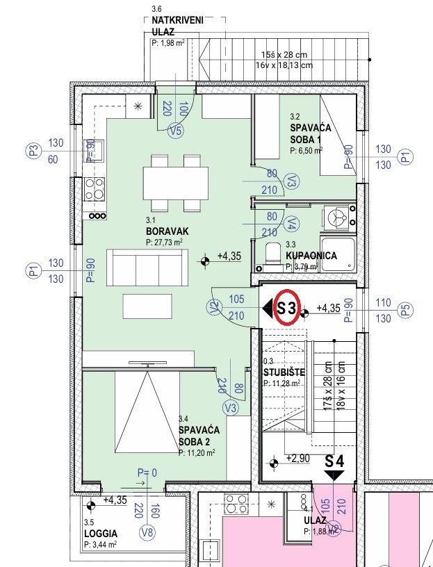 Neues Apartment mit Pool, Garten und Meerblick, 350 m vom Strand entfernt, Povljana, Kroatien