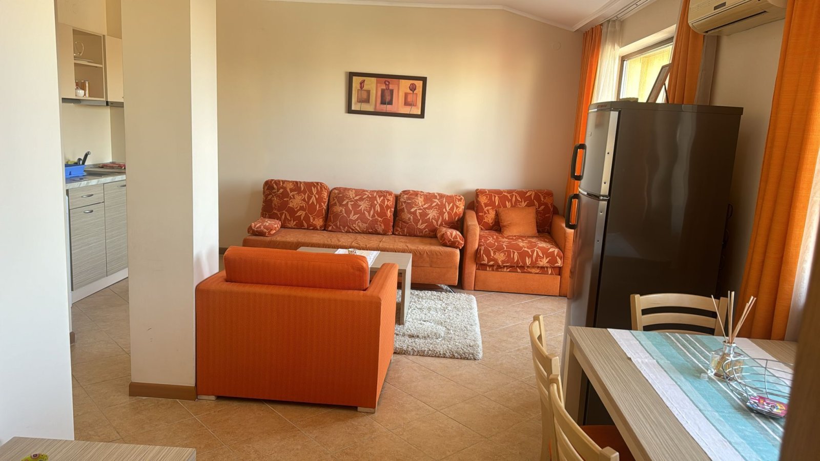 Appartamento con 2 stanze in affitto a lungo termine nel complesso Royal Sun, Sunny Beach, Bulgaria