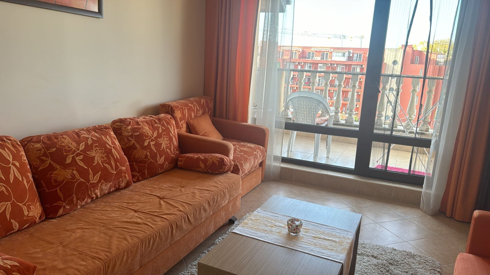 Appartamento con 2 stanze in affitto a lungo termine nel complesso Royal Sun, Sunny Beach, Bulgaria