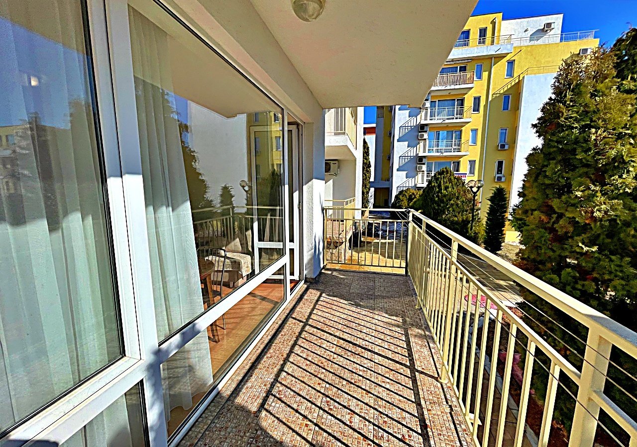 Studio con vista piscina nel Imperial Fort Club, Sveti Vlas – 44 m², piano terra, 59.900 €