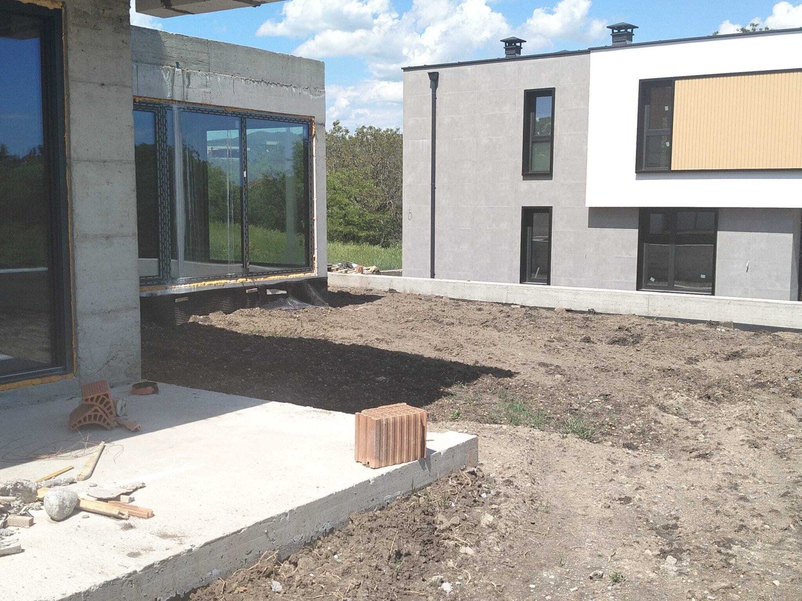 Nuova costruzione di una casa a due piani nella regione di Vetren, Burgas, Bulgaria.