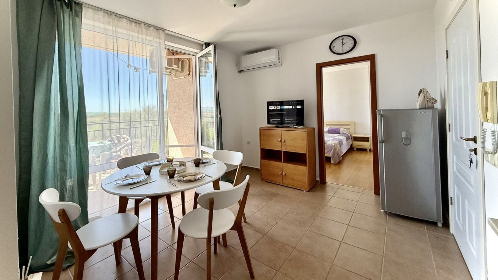 3 camere appartamento nel complesso Holiday Fort di Sunny Beach, Bulgaria.