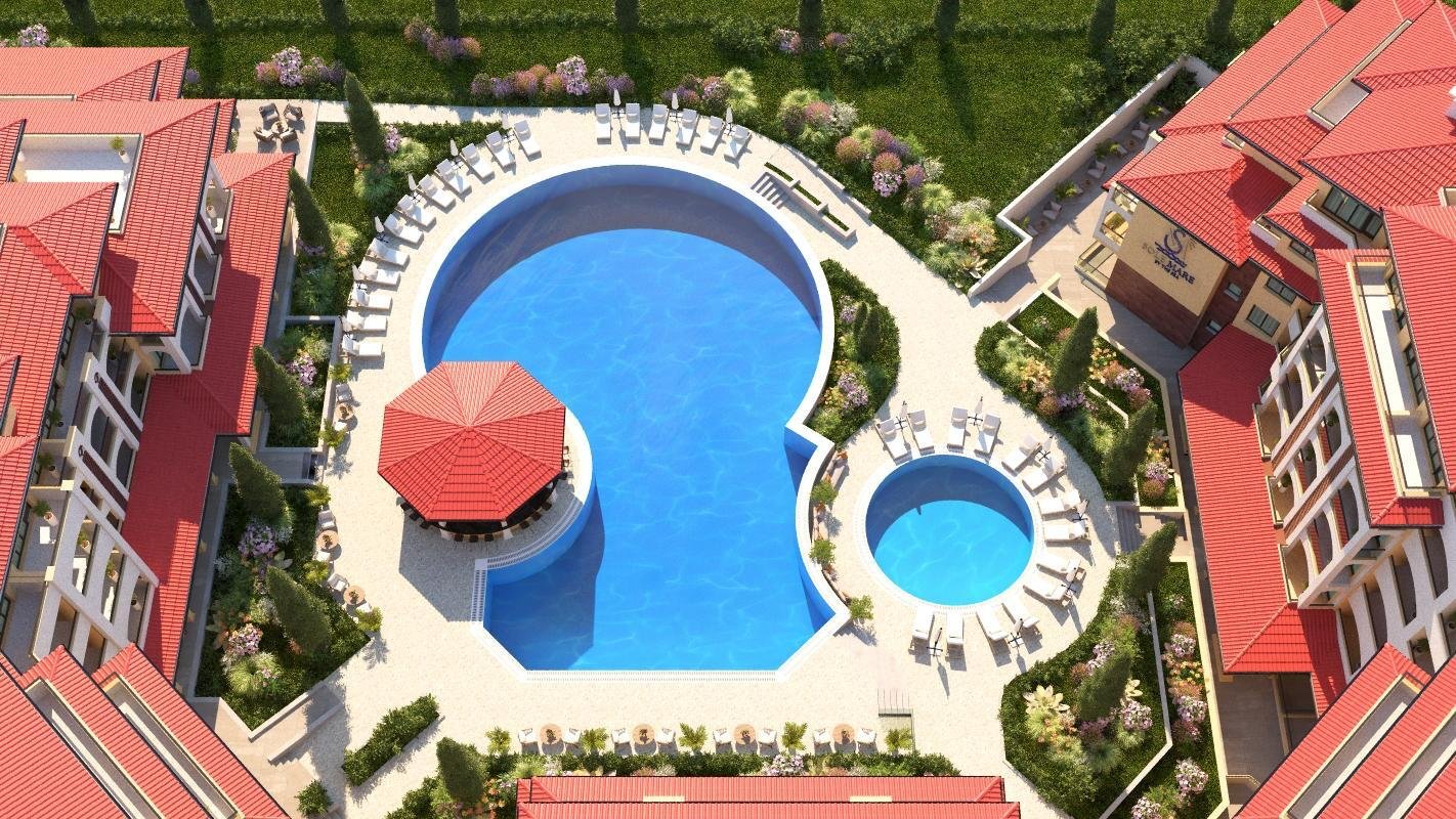 Appartamenti accessibili in fase di completamento ad Aheloy, Bulgaria.