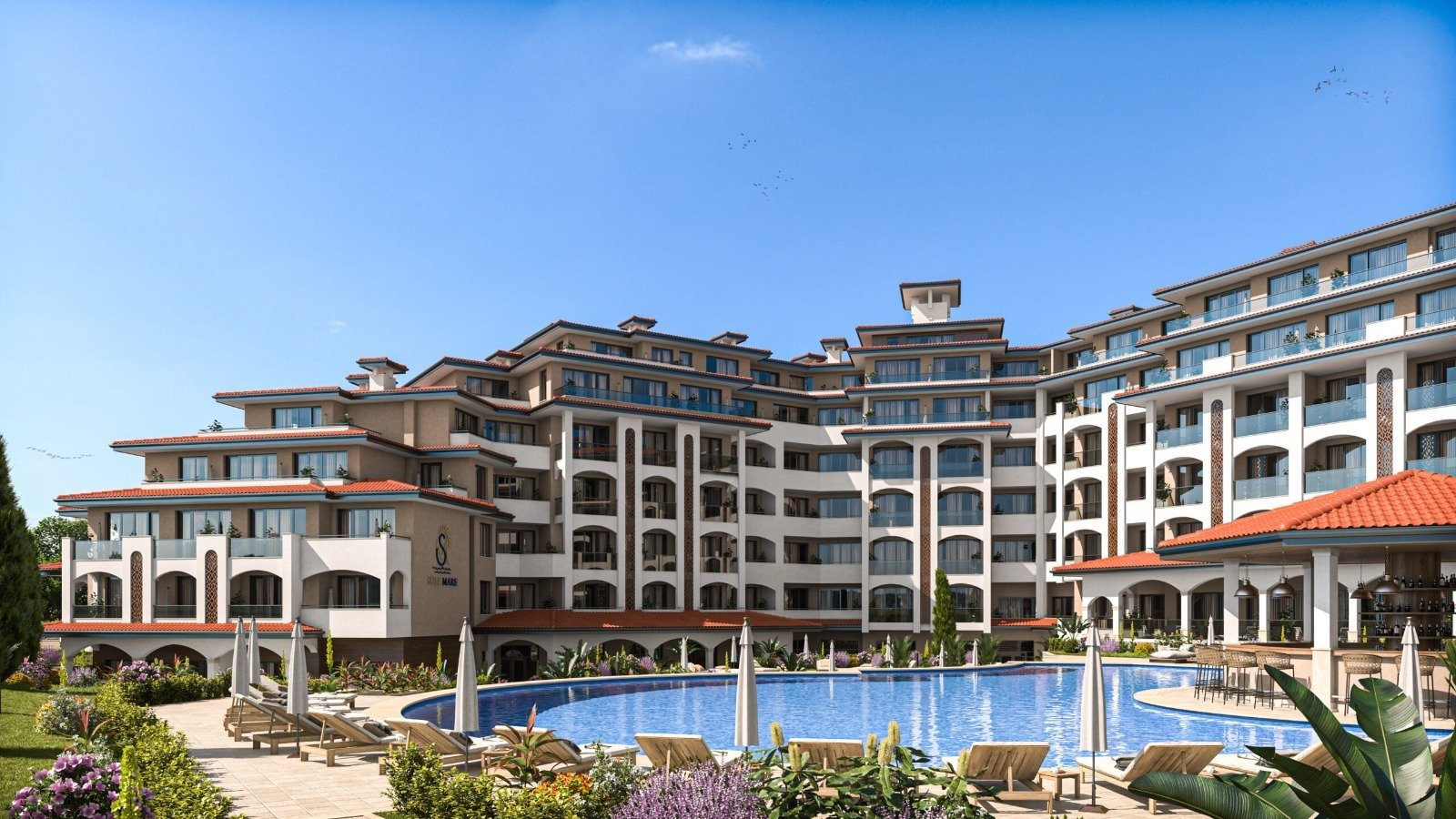 Appartamenti accessibili in fase di completamento ad Aheloy, Bulgaria.