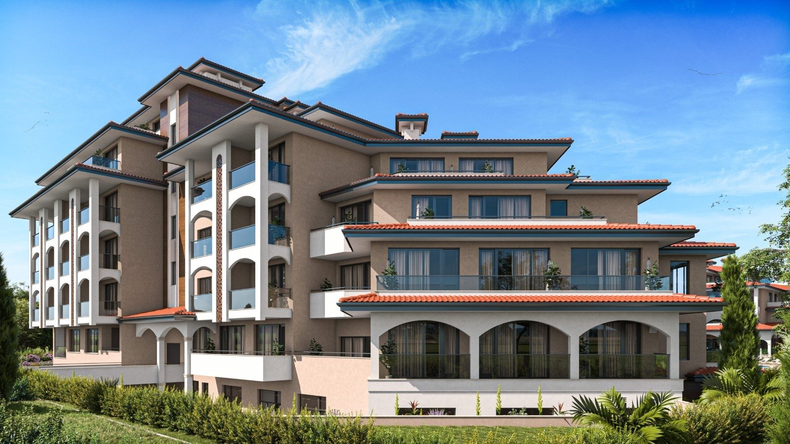 Appartamenti accessibili in fase di completamento ad Aheloy, Bulgaria.