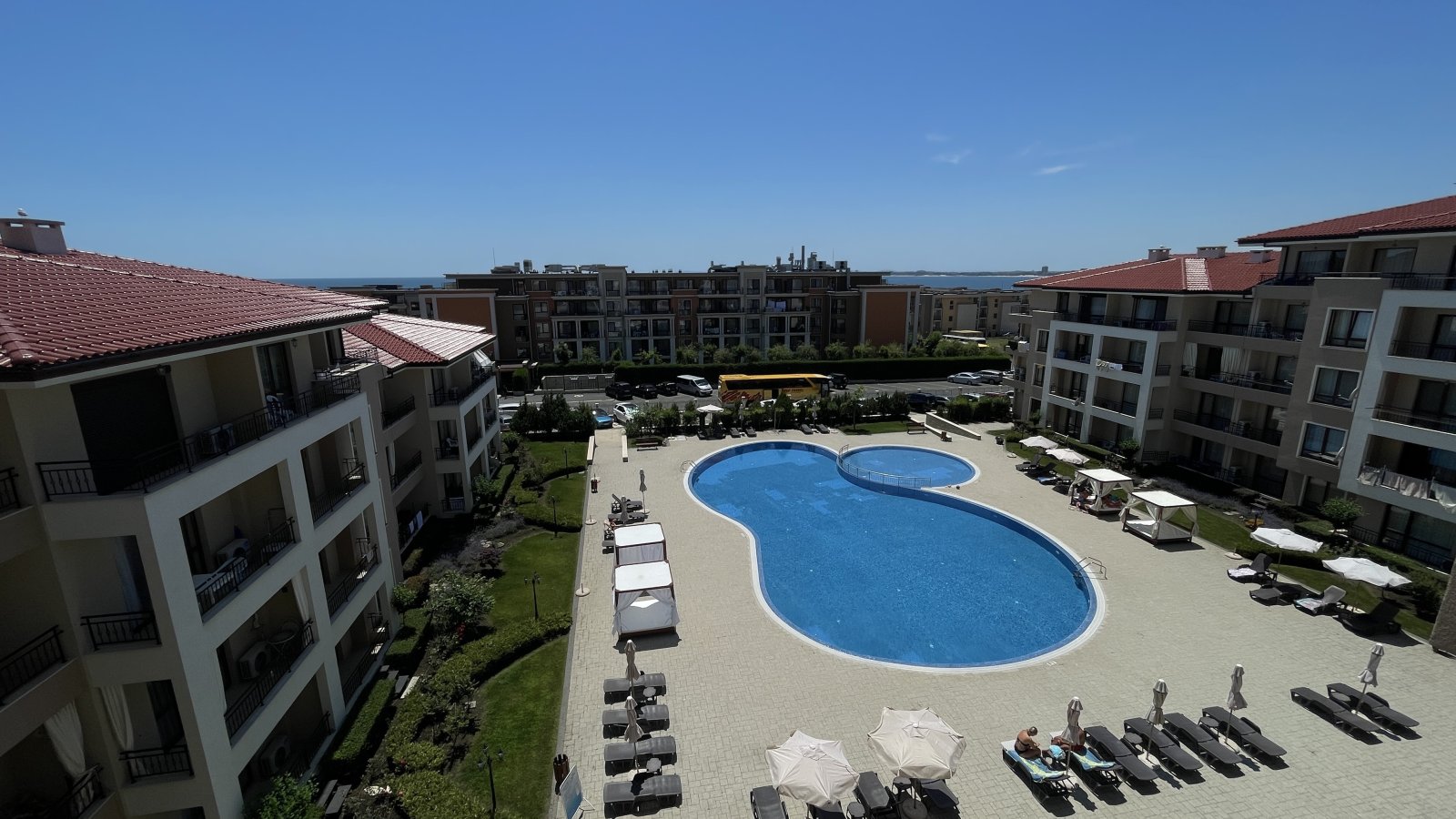 Spazioso appartamento con 2 camere da letto con vista mare e montagna – Sea Dreams, Sveti Vlas