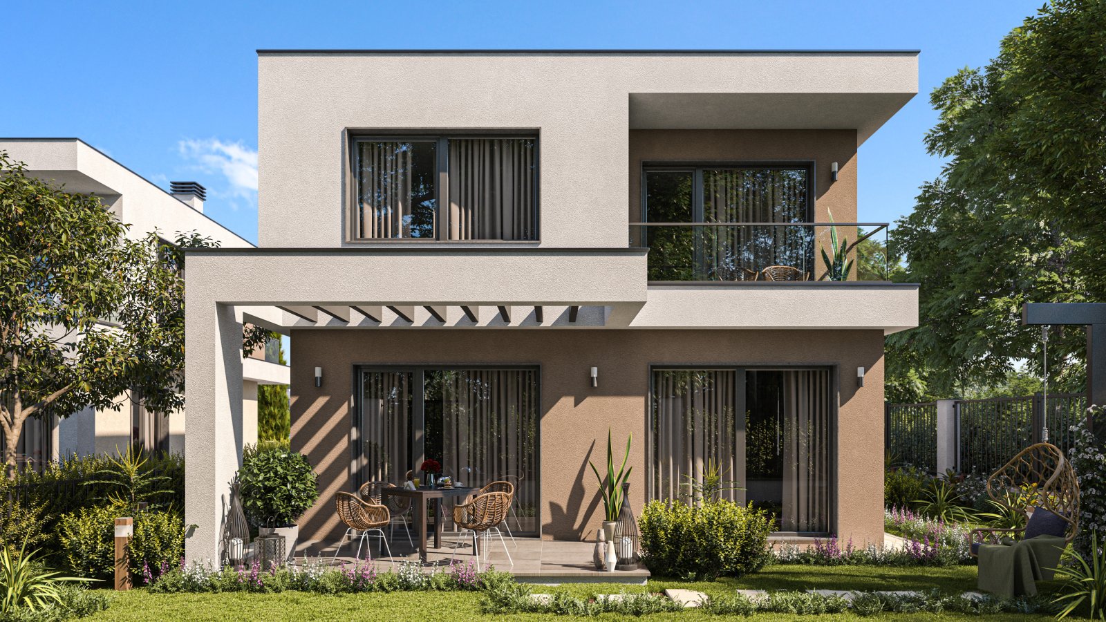 Pomorie: Casa di lusso nel complesso Victoria Paradise - un sogno in mezzo a splendidi vigneti con vista mare mozzafiato. 