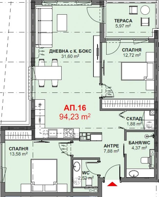 Elegante appartamento di 3 camere a Sunny Island Royal, Chernomorets