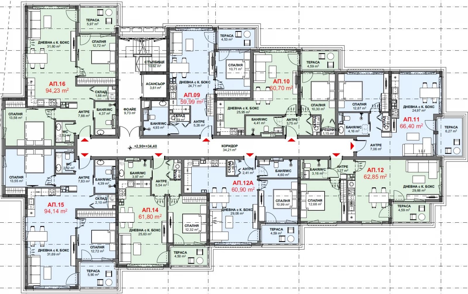 Elegante appartamento di 3 camere a Sunny Island Royal, Chernomorets