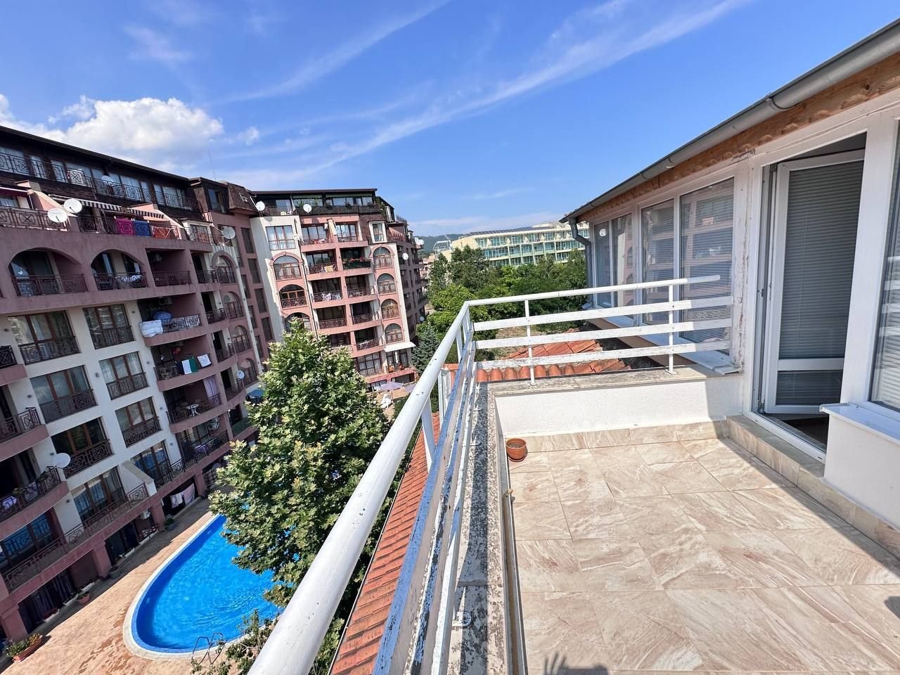 Appartamento con tre locali nel complesso Robinson a Sunny Beach