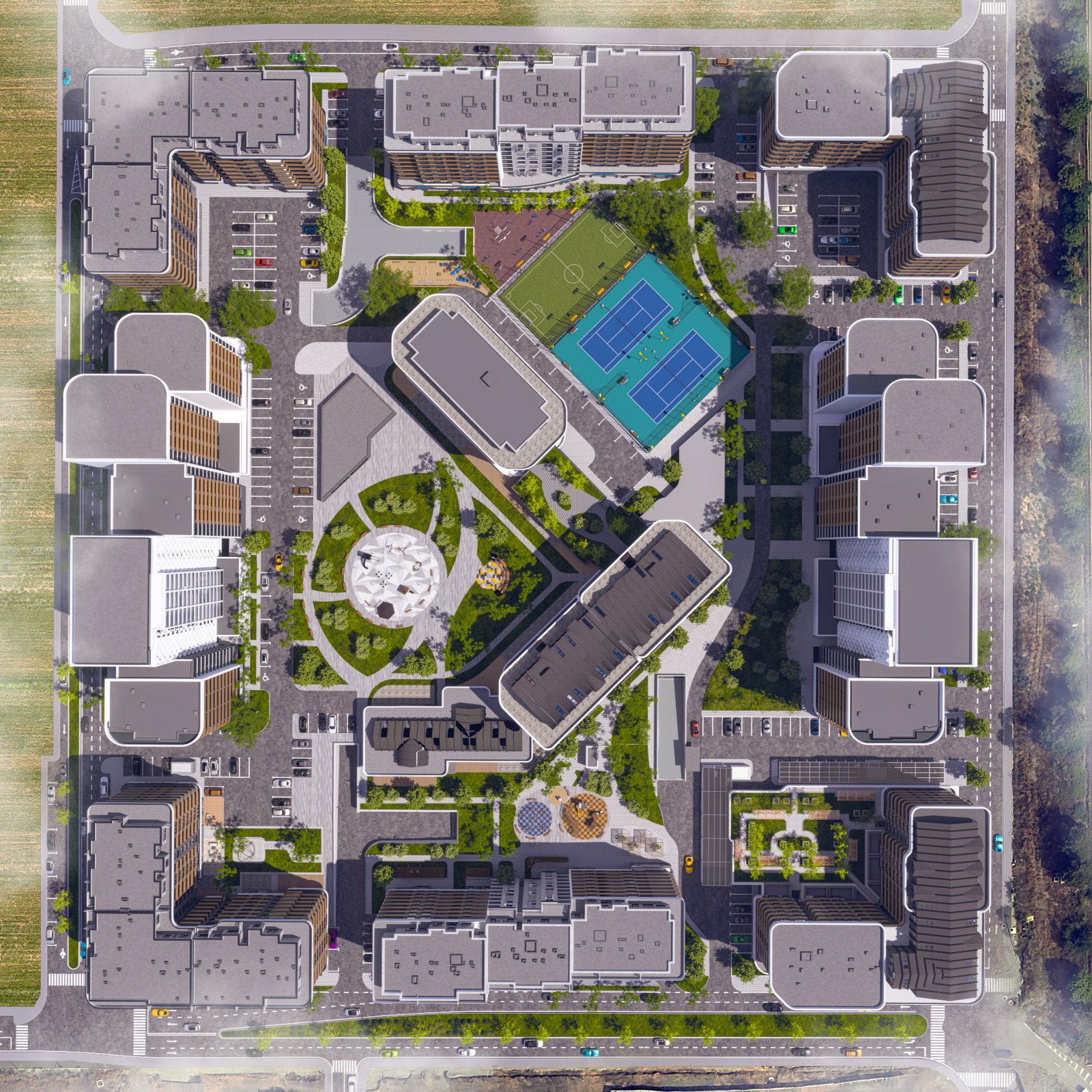 Appartamenti moderni nel quartiere elegante di Azimut a Burgas a prezzi di costruttore