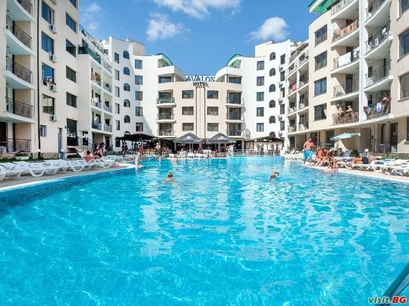 Sunny Beach: Appartamento con 2 camere nel complesso Avalon a Sonnenstrand, Bulgaria. 