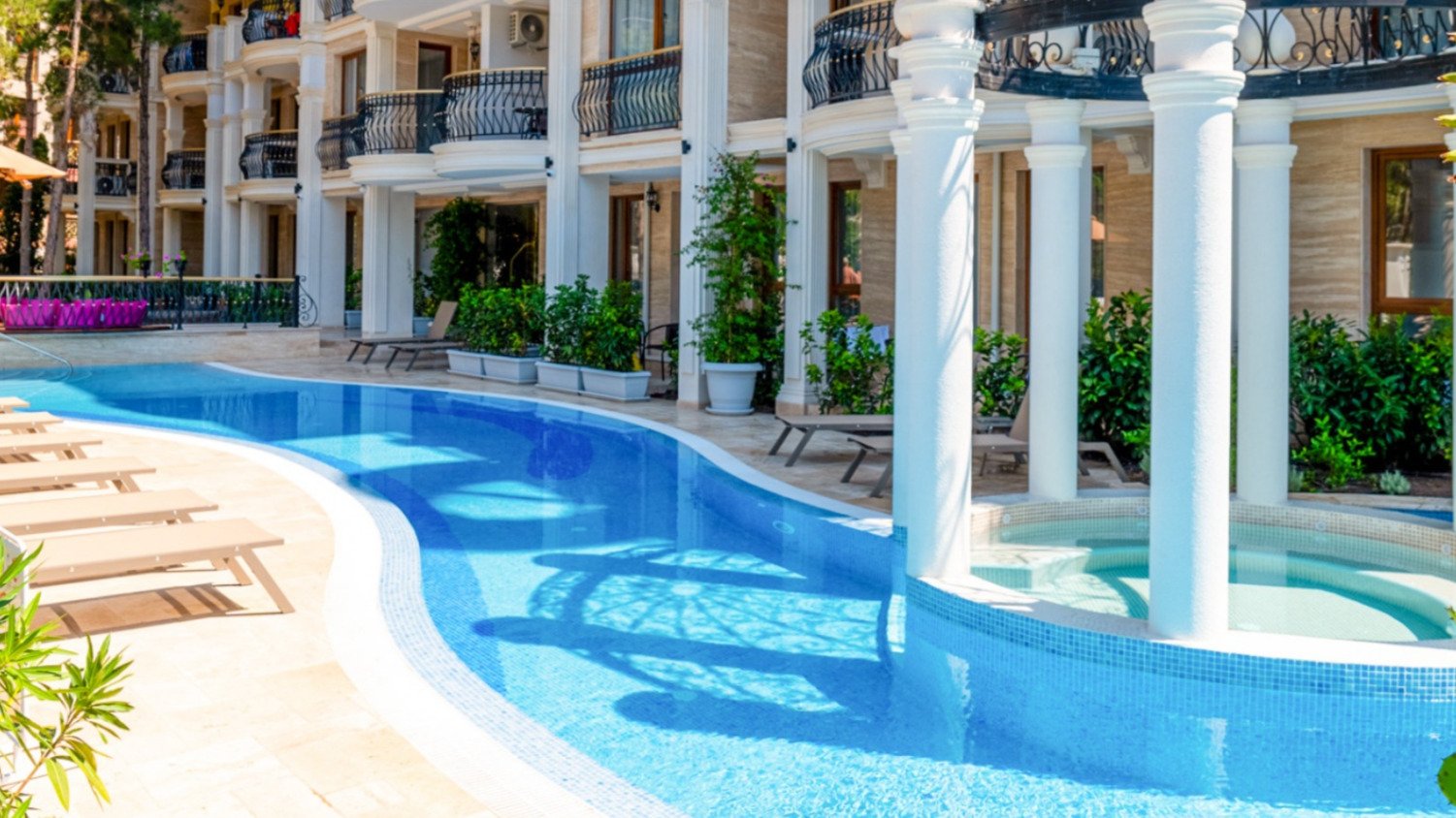 Sunny Beach: Appartamento con 2 camere nel complesso Harmony 18, Sonnenstrand, Bulgaria 