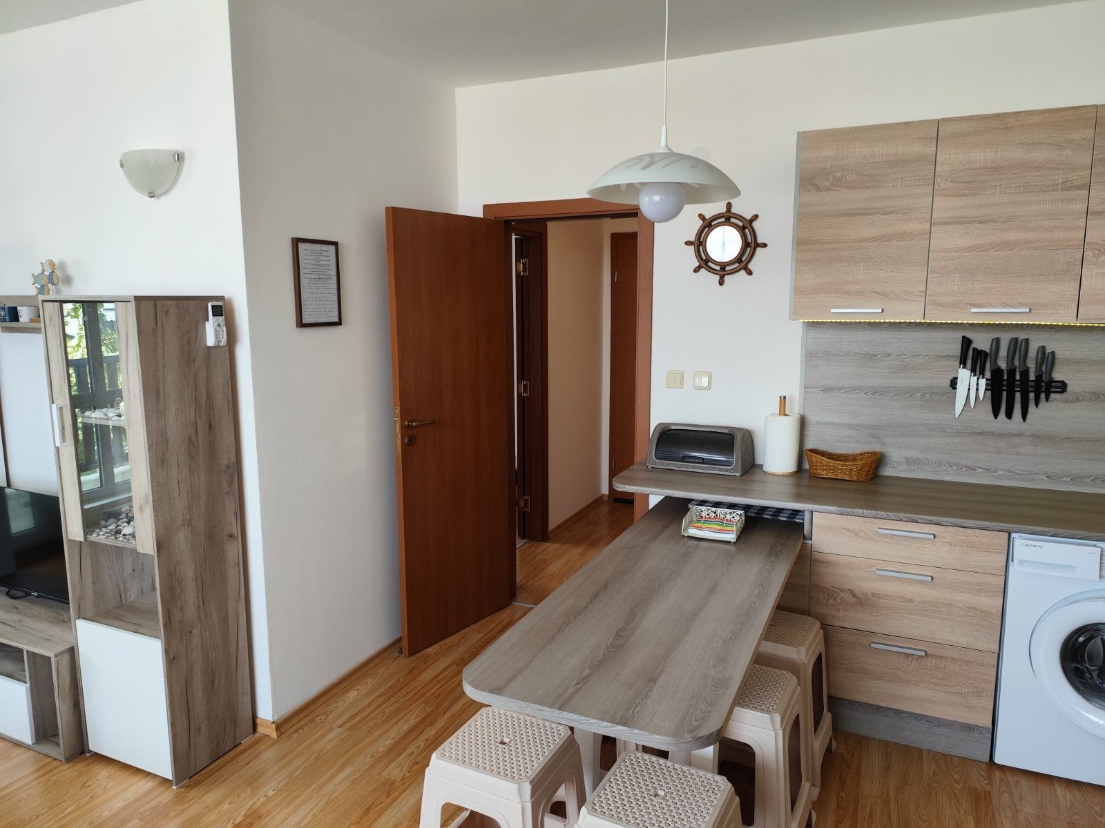 Appartamento con 2 camere e leggera vista mare ad Aheloy, Bulgaria