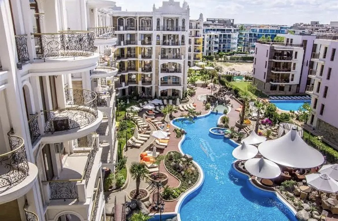 Appartamento con due stanze nel complesso „Harmony Monte Carlo“ a Sunny Beach