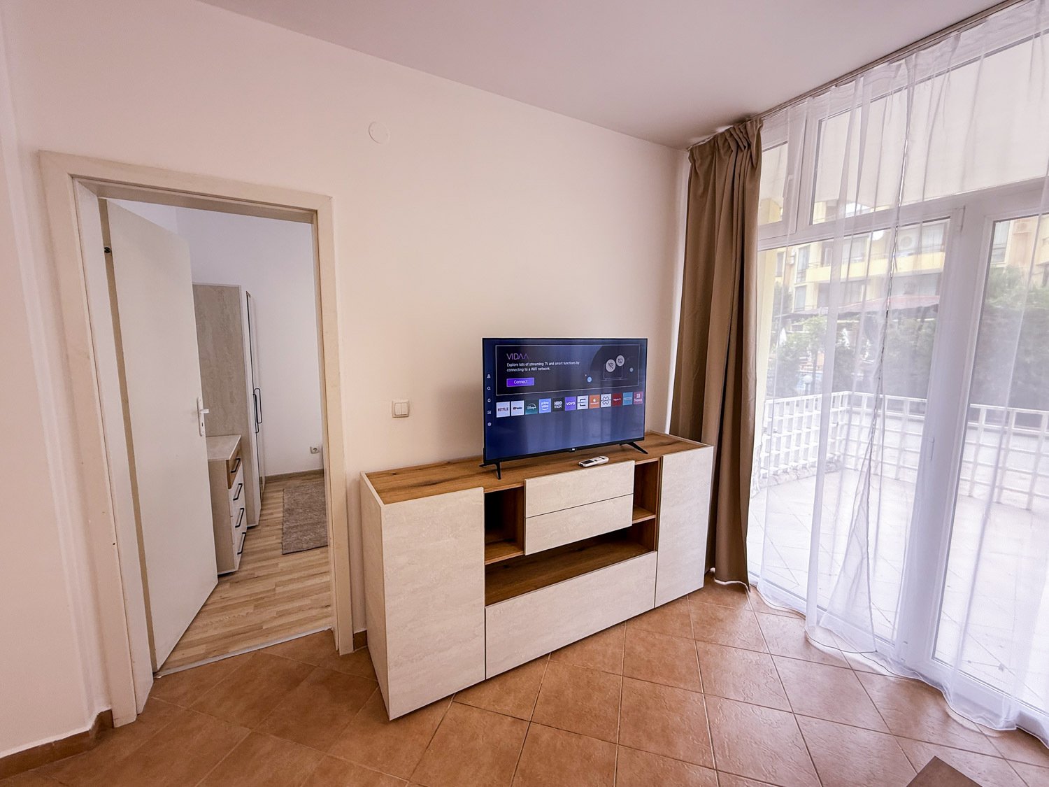 Appartamento con due camere nel complesso Barco del Sol a Sunny Beach