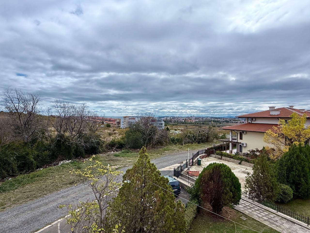 Studio con vista sul mare nel complesso Arkite a Kosharitsa