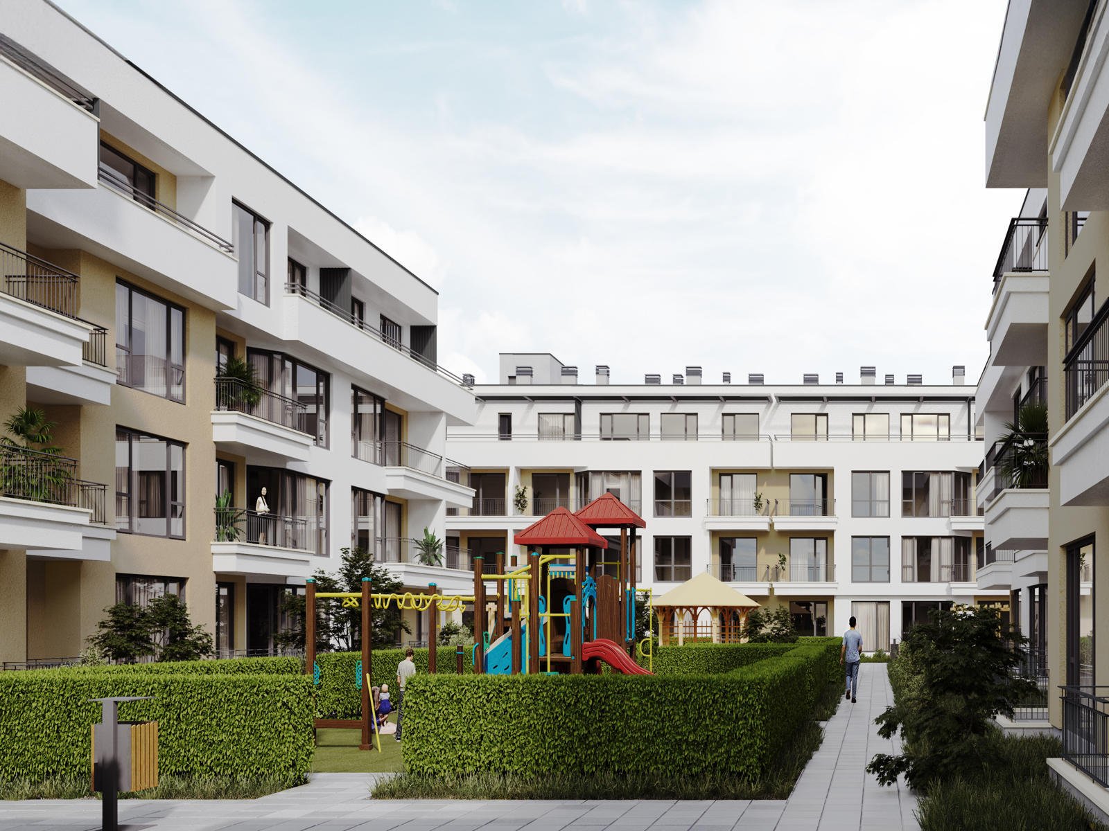 Vari diversi appartamenti di nuova costruzione nel Château Park Aheloy in Bulgaria.