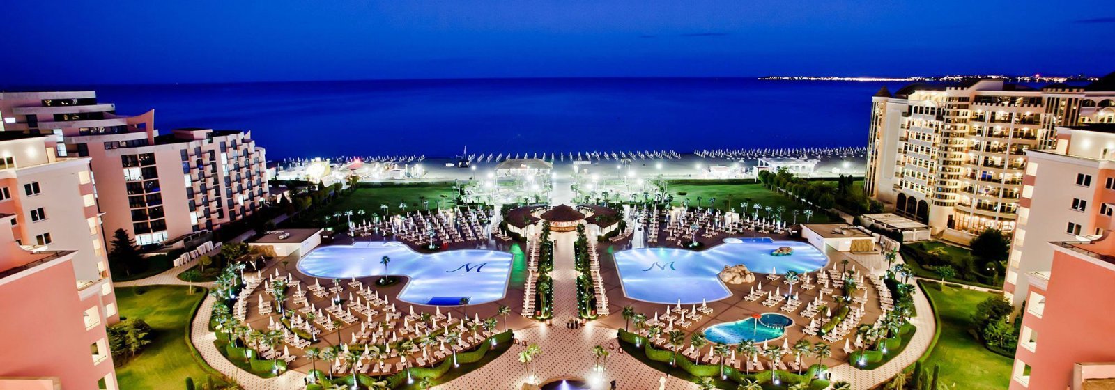 Appartamento con due camere nel complesso Majestic a Sunny Beach