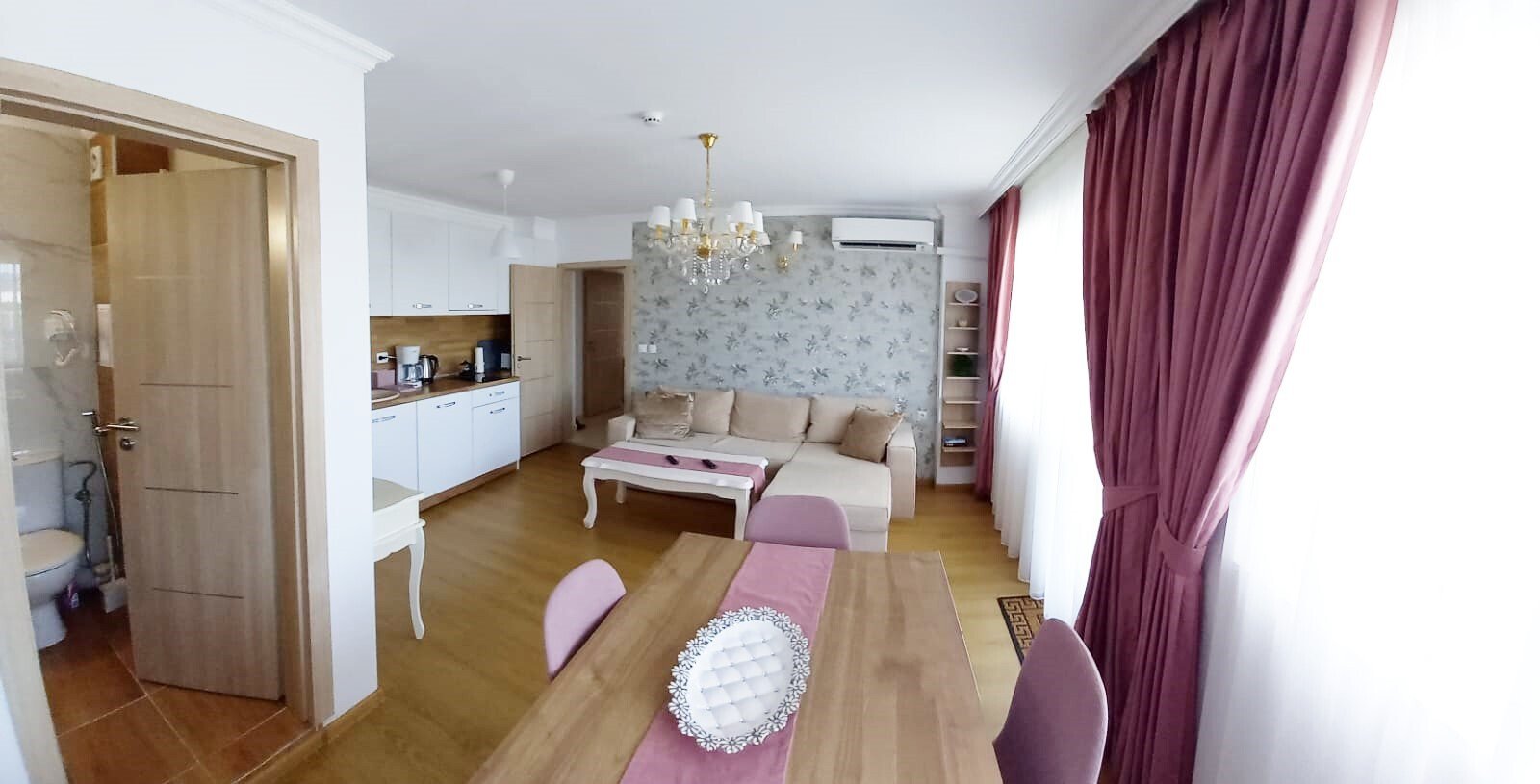 Appartamento con tre stanze nel complesso Sweet Home 6 a Sunny Beach