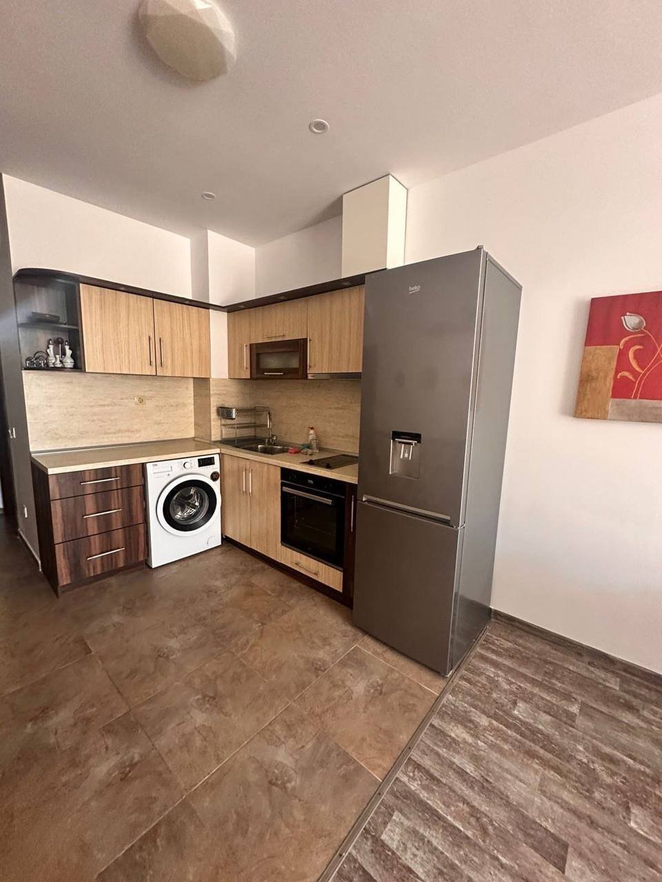 Appartamento con 2 camere a Cherno More 1 con terrazza, Nessebar, Bulgaria