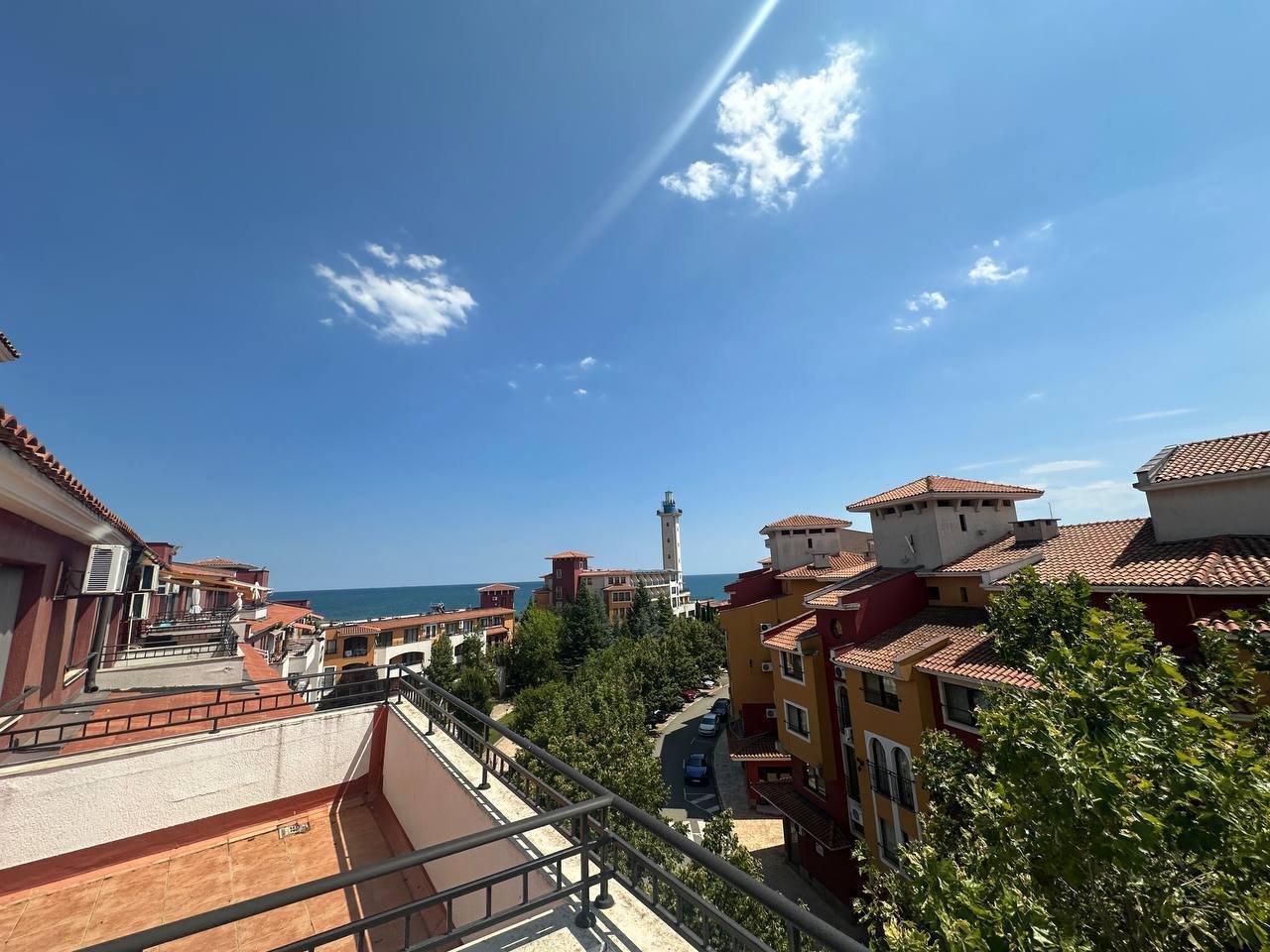 Appartamento con 2 camere nel Marina con vista mare a Cape Aheloy, Bulgaria