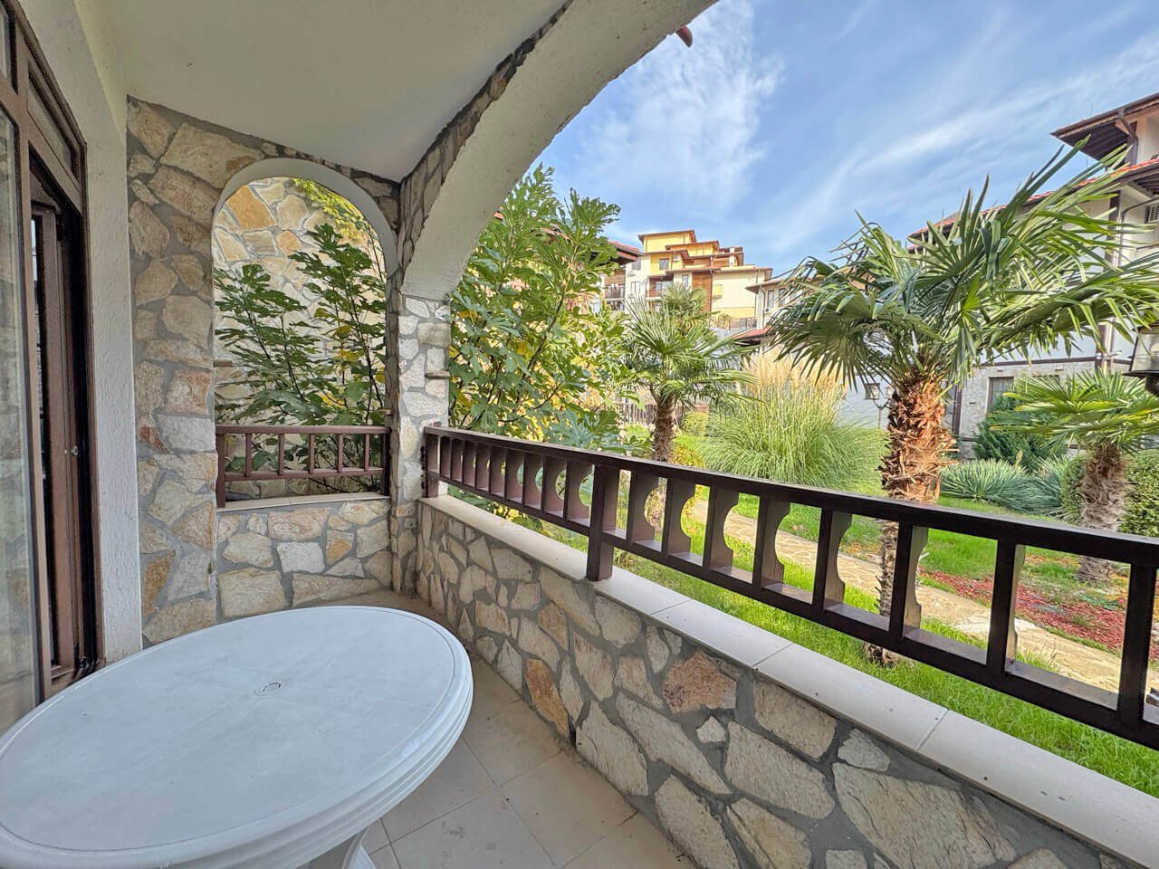 Appartamento con due stanze nel complesso Etara con vista sul giardino a Sveti Vlas, Bulgaria