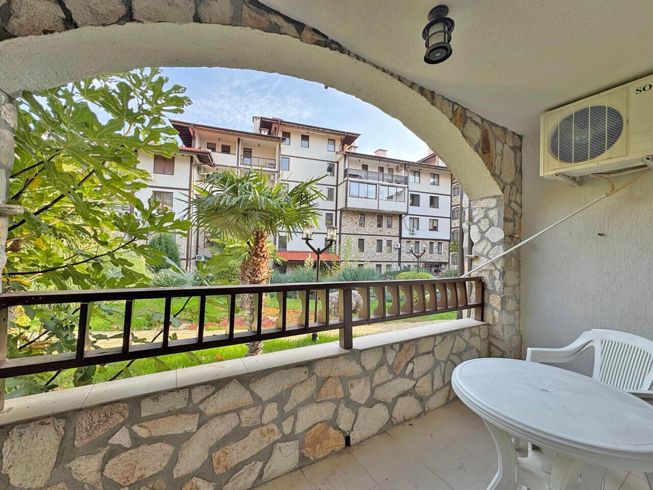Appartamento con due stanze nel complesso Etara con vista sul giardino a Sveti Vlas, Bulgaria