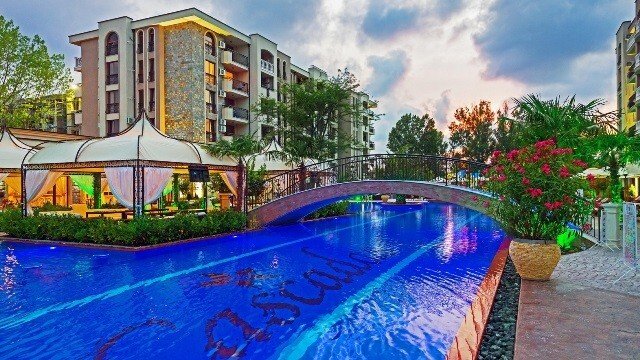 Sonnenstrand: Appartamento 1+1 nel complesso Cascadas Family Resort, vicino al Sonnenberg, Bulgaria 