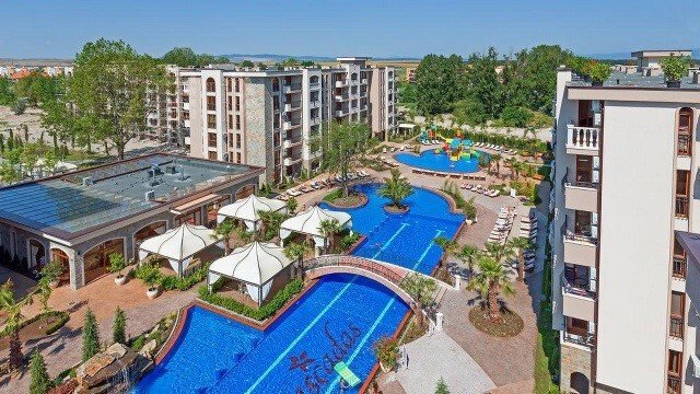 Appartamento 1+1 nel complesso Cascadas Family Resort, vicino al Sonnenberg, Bulgaria