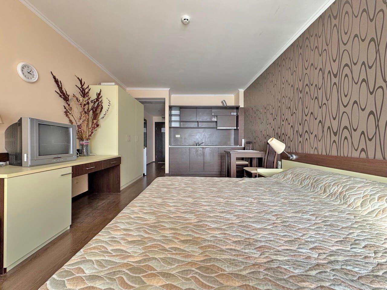 Studio nel complesso Grand Hotel con vista sul mare a Sveti Vlas, Bulgaria