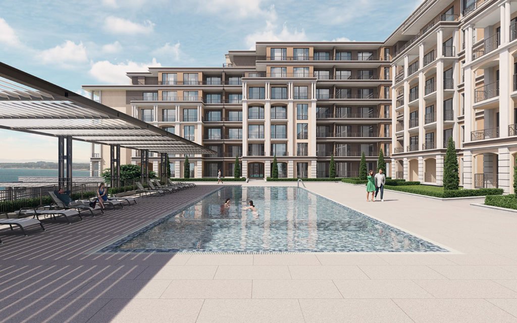 Sveti Vlas: Appartamento 1+1 nel complesso Greenfort Suites, Sveti Vlas, Bulgaria 