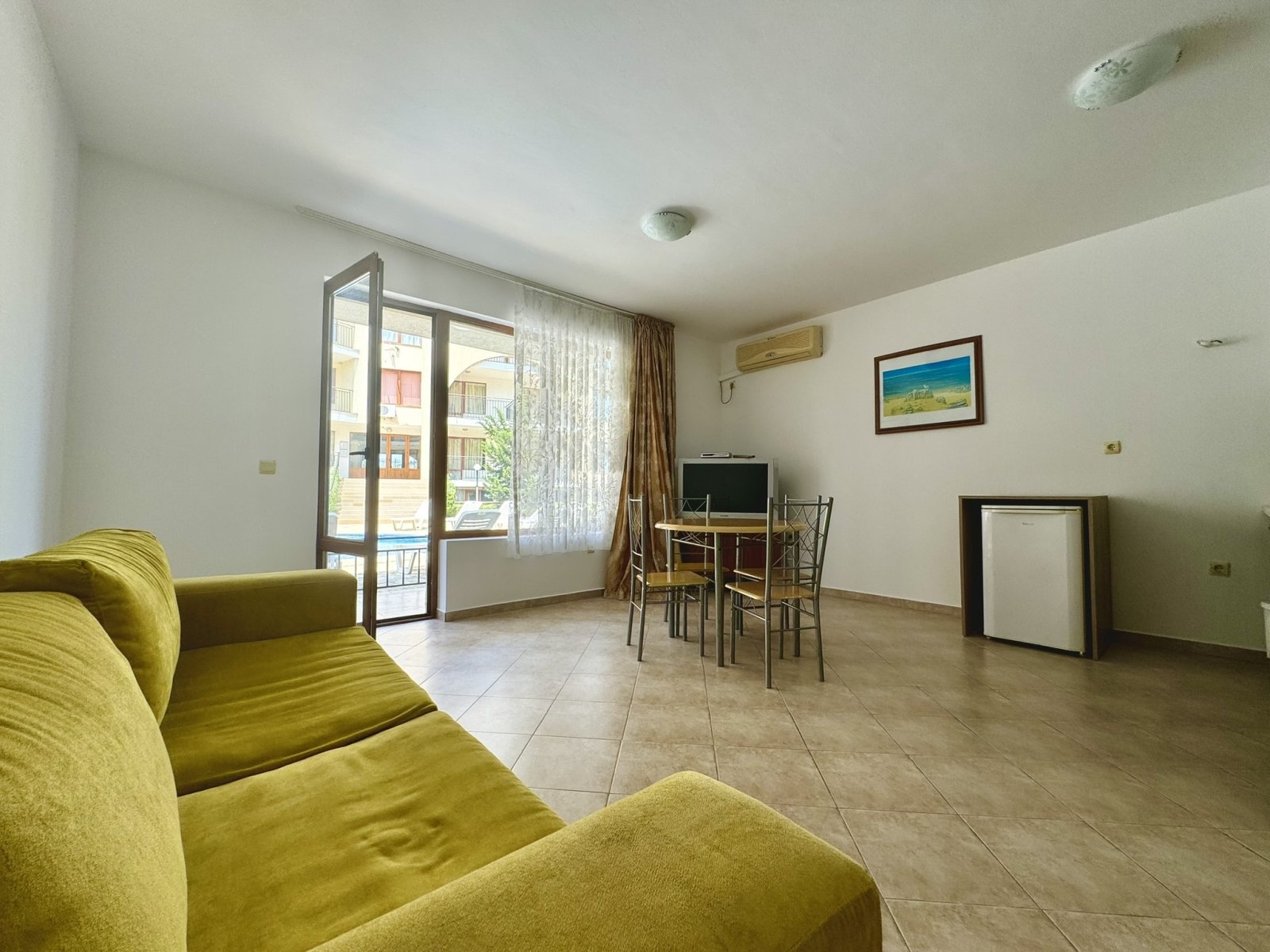 Appartamento con 2 camere nel complesso Arkite a Kosharitsa, Bulgaria