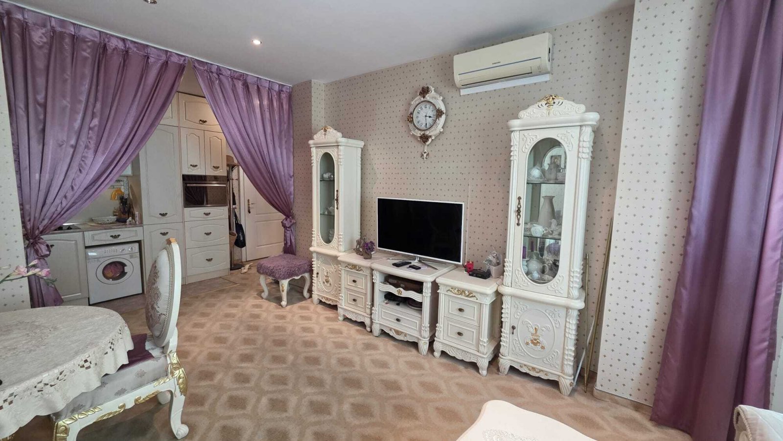 Appartamento con due camere e vista mare nel complesso Amore Beach a Sveti Vlas, Bulgaria