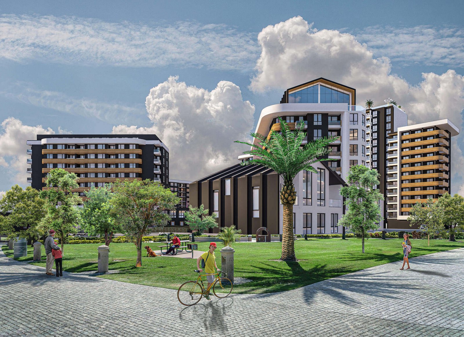 Appartamento 1+1 nel complesso Atlas 2, Burgas, Bulgaria