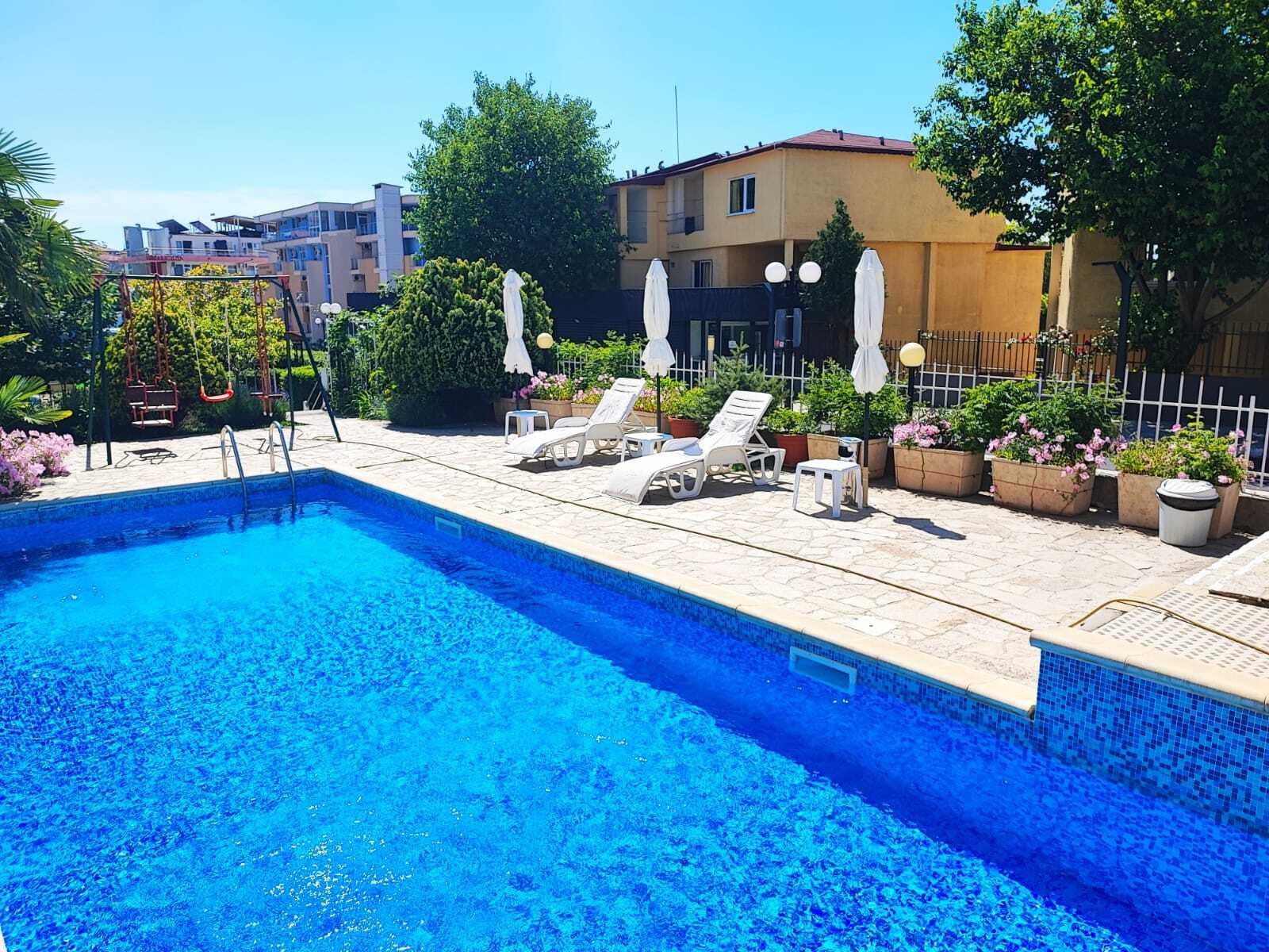 Appartamento con 3 camere da letto con vista mare nel complesso Sea View, Sveti Vlas, Bulgaria.