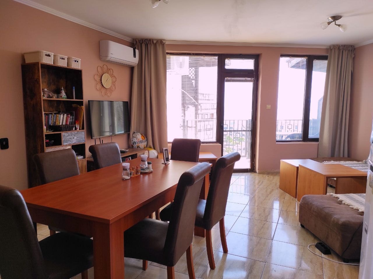 Appartamento di 3 camere con vista mare nel complesso residenziale Vodenitsata 2, Sveti Vlas, Bulgaria