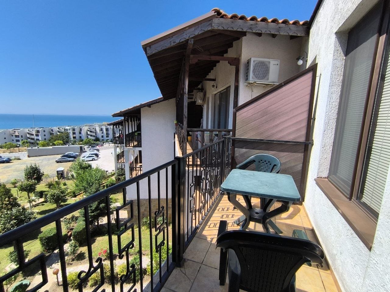 Appartamento di 3 camere con vista mare nel complesso residenziale Vodenitsata 2, Sveti Vlas, Bulgaria