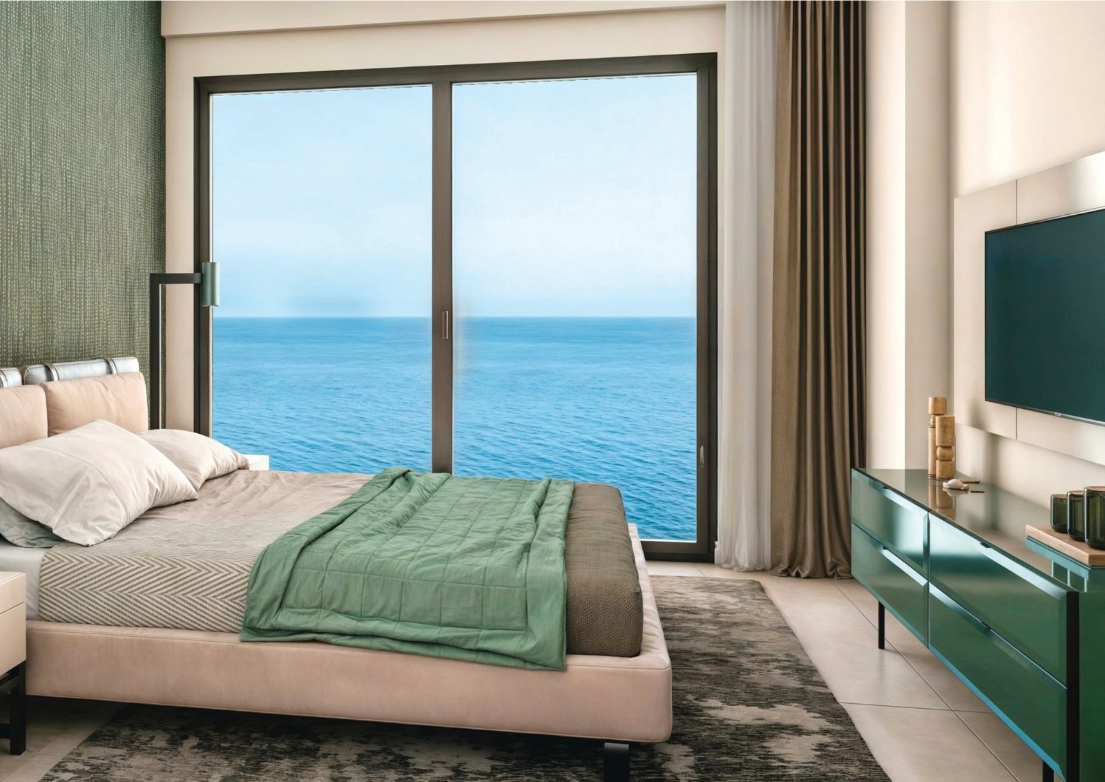 Luxuriöses Penthouse mit geräumiger Terrasse und atemberaubendem Meerblick, Dobra Voda