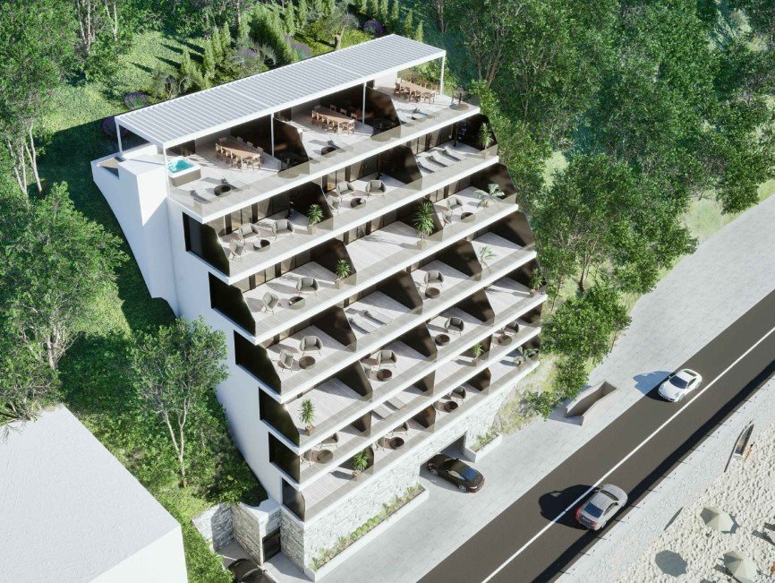 Neues, modernes Apartment mit Meerblick in Krilo Jesenice, in der Nähe von Split